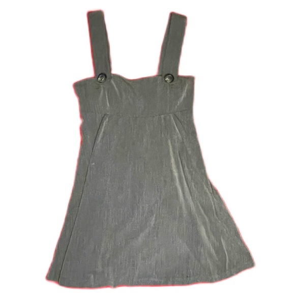 Mod Pinafore Dress Y2K Necessary Objects School Girl Large - Picture 1 of 6